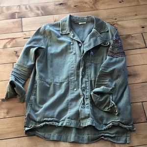 Free People Military Jacket